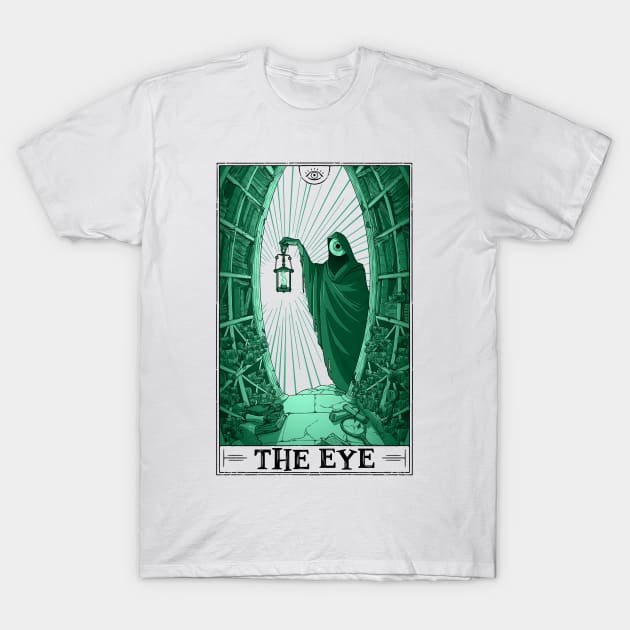 The Eye Tarot (light) T-Shirt by Rusty Quill